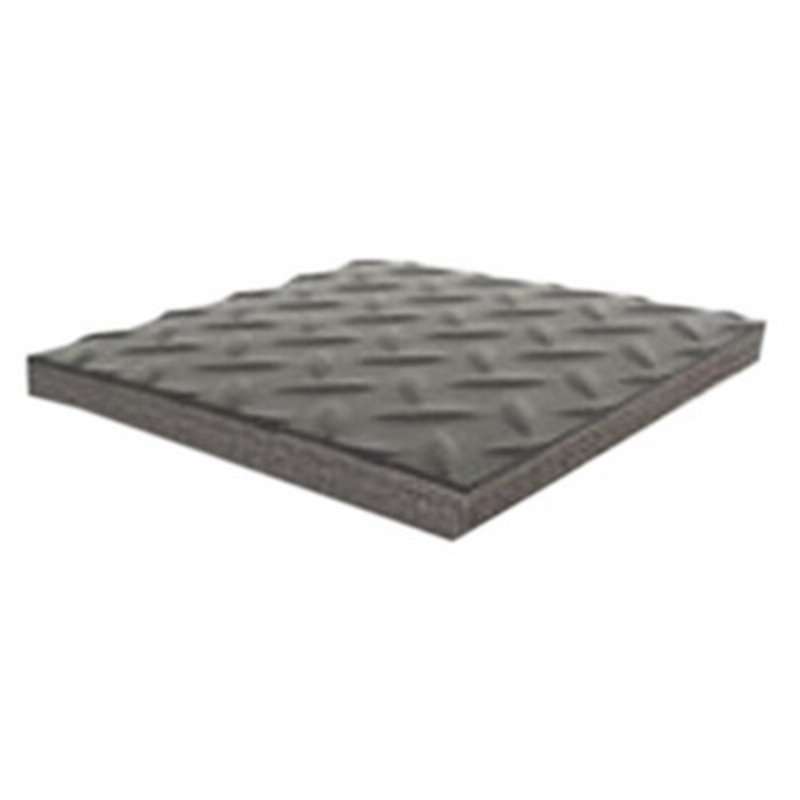 Botron® DP Anti-Fatigue Diamond PLATE Conductive Mat, 3 ft x 2 ft x 9/16 in, Black